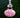 Rhodochrosite and Rough Rose Quartz Pendant - One of a Kind