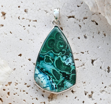 Malachite Pendant - One of a Kind