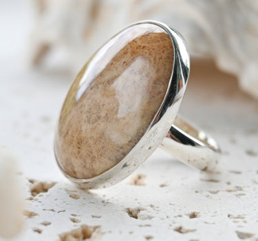 Fossil Coral Ring - One of a Kind
