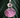 Cobalt Calcite & Rose Quartz Pendant - One of a Kind