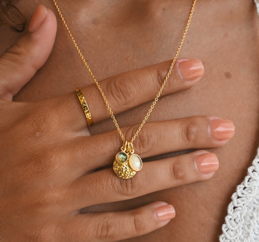 24K Gold Vermeil Halo Necklace