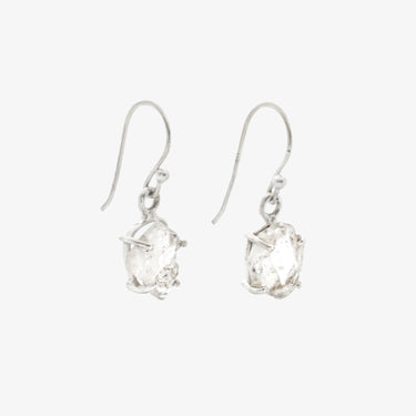 Raw Herkimer Diamond Earrings