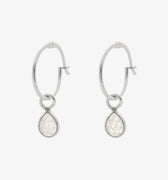 Petite Moonstone Droplets Earrings