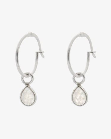 Petite Moonstone Droplets Earrings