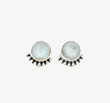 Mia Aquamarine Studs