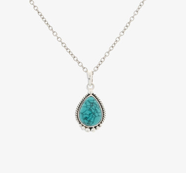 Turquoise Tear Necklace