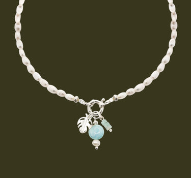 Create Your Own - Pearls Necklace With Charms
