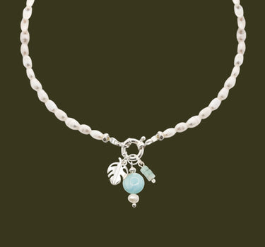 Create Your Own - Pearls Necklace With Charms