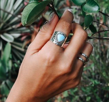 Tribe Larimar Ring