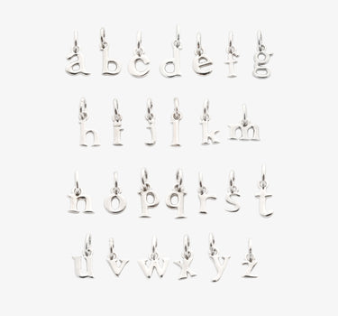 Letter Charms - Lower Case Serif