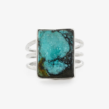 Turquoise Block Ring