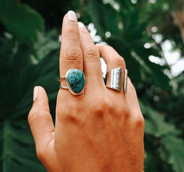 Turquoise Pebble Ring