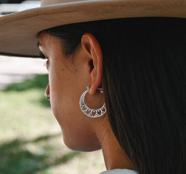 Summer Rain Hoop Earrings