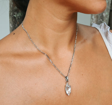 Raw Herkimer Diamond Necklace