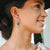 Turquoise Medallion Earrings