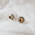 Citrine Dotted Studs