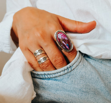 Navajo Pink Turquoise Ring