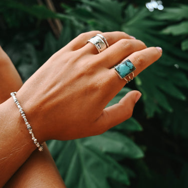 Turquoise Block Ring