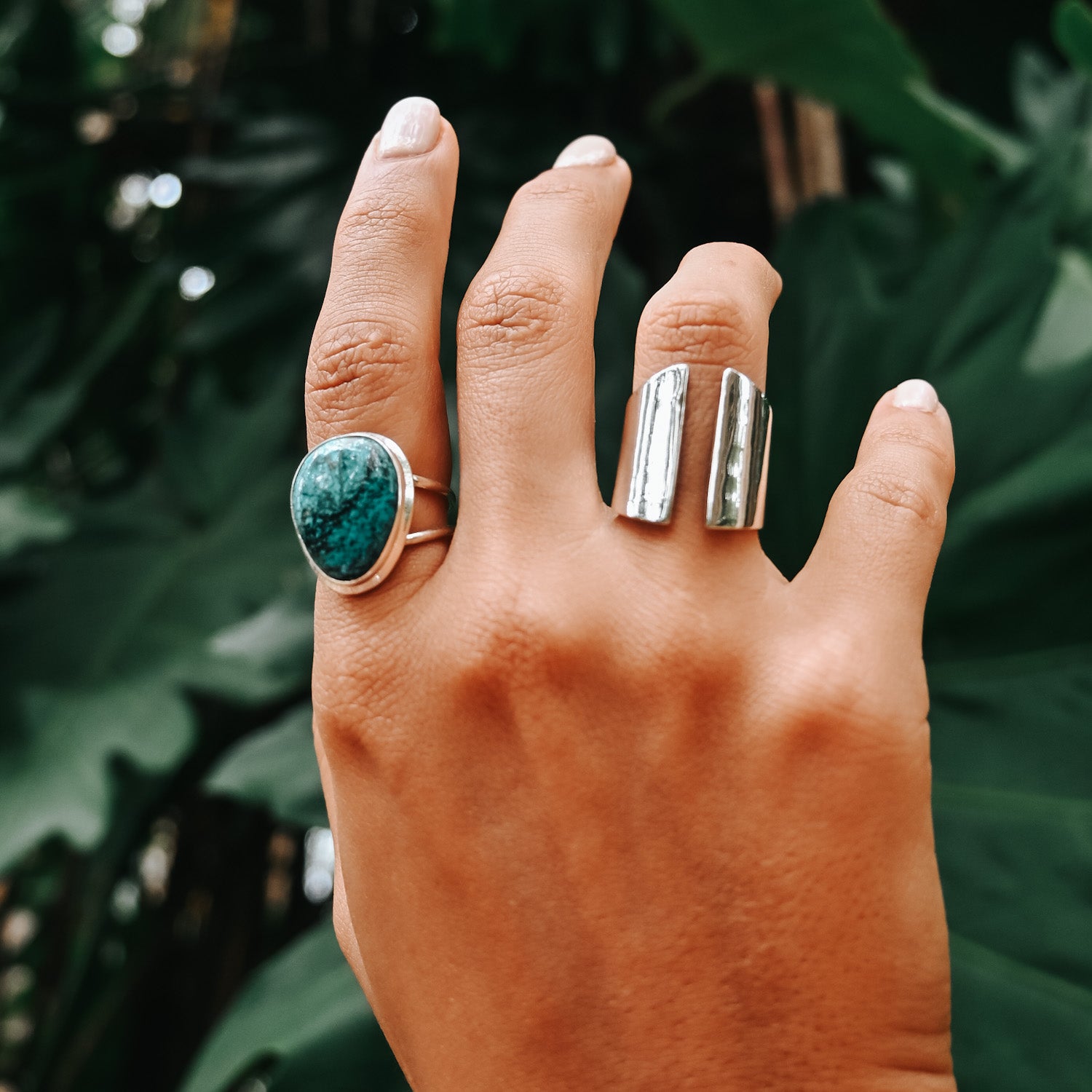 Turquoise Pebble Ring – River Nomad