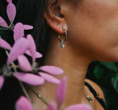 Pansy Earrings