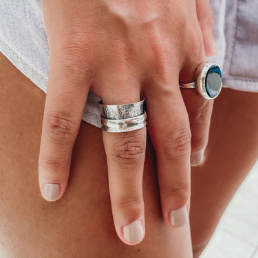 Flowers Spinner Ring