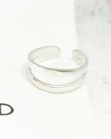 Double-Band-Toe-Ring