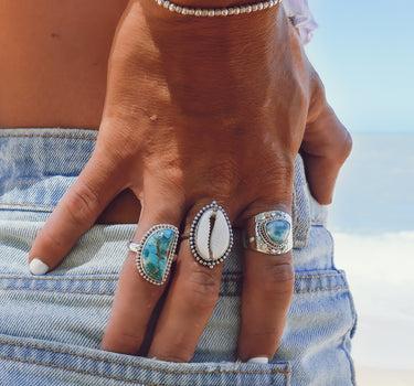 Tribe Larimar Ring