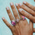 Anya Pink Turquoise Ring