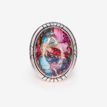 Anya Pink Turquoise Ring