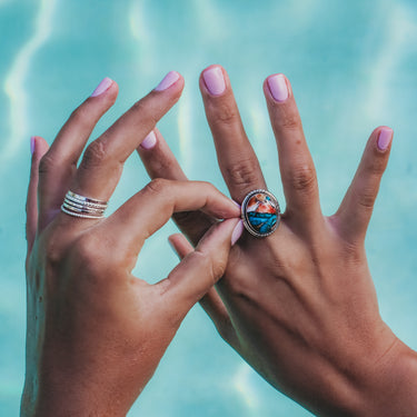 Anya Mohave Turquoise Ring