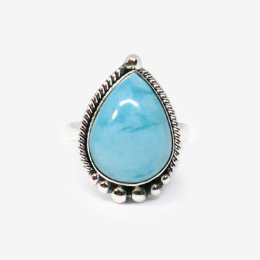 Larimar Tear Ring